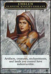 Emblem - Soldier Token - Elspeth, Knight-Errant